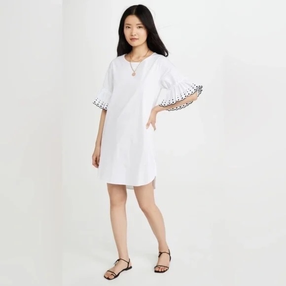 See By Chloe White embroidered dress size 42 - Picture 3 of 5